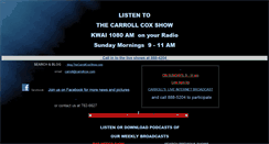 Desktop Screenshot of carrollcox.com